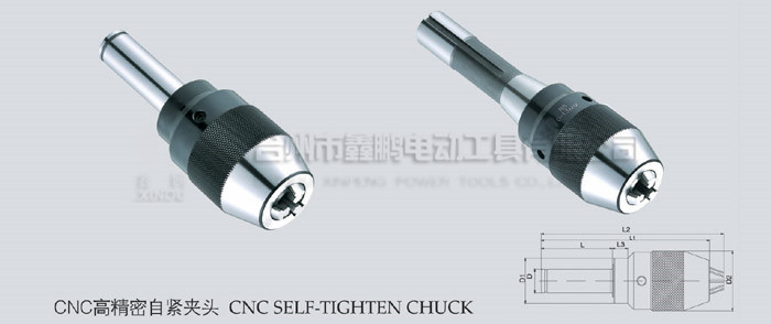 CNC self-tighten chuck